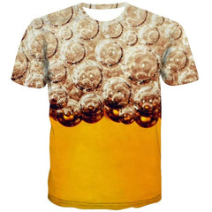 Beer T-shirt Men Novel Tshirt Printed Funny T-shirts 3d Harajuku Anime Clothes