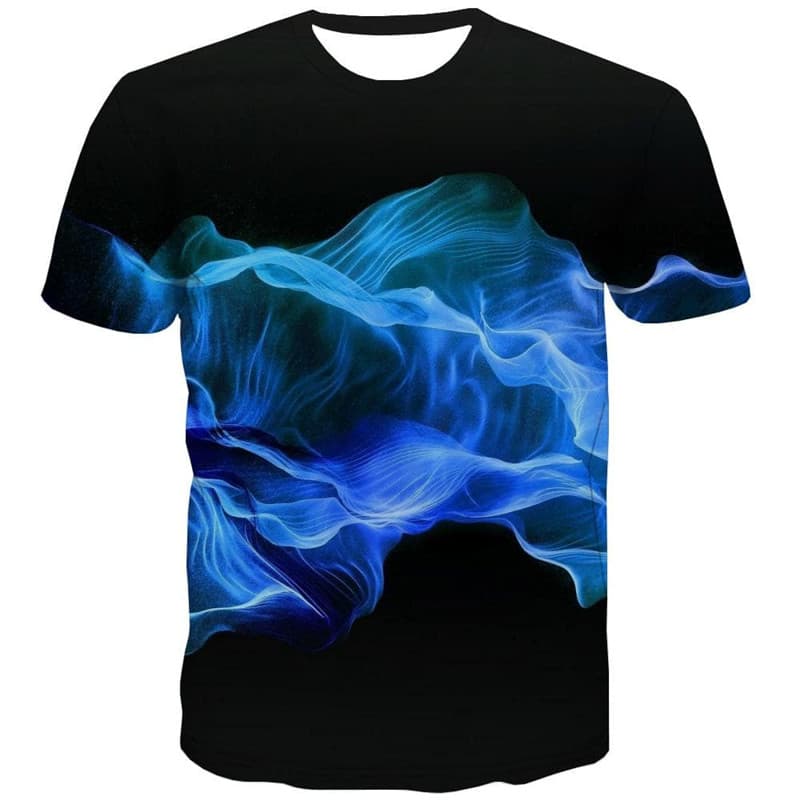 
Smoke T shirt Men Abstract T-shirts 3d Psychedelic Funny T shirts Novel Tshirts Casual
                