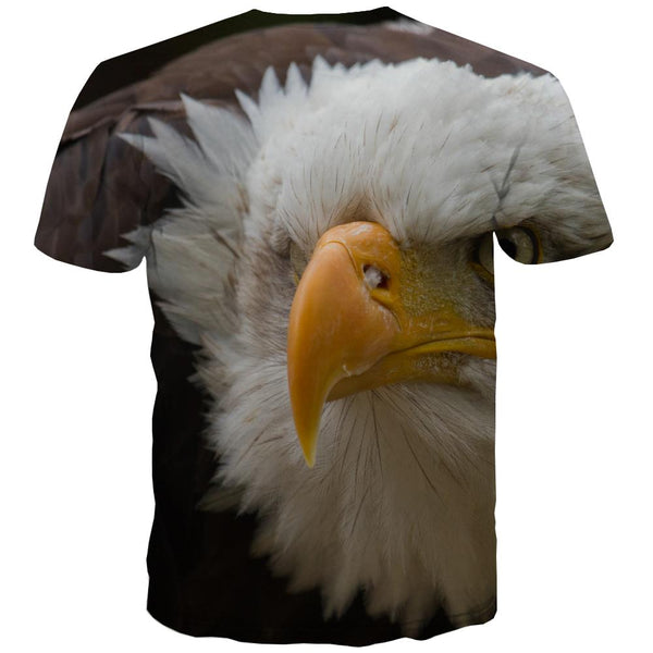 
USA T-shirt Men Animal T-shirts 3d Raptor Tshirts Casual Fly Shirt Print Eagle T-shirts Graphic
                