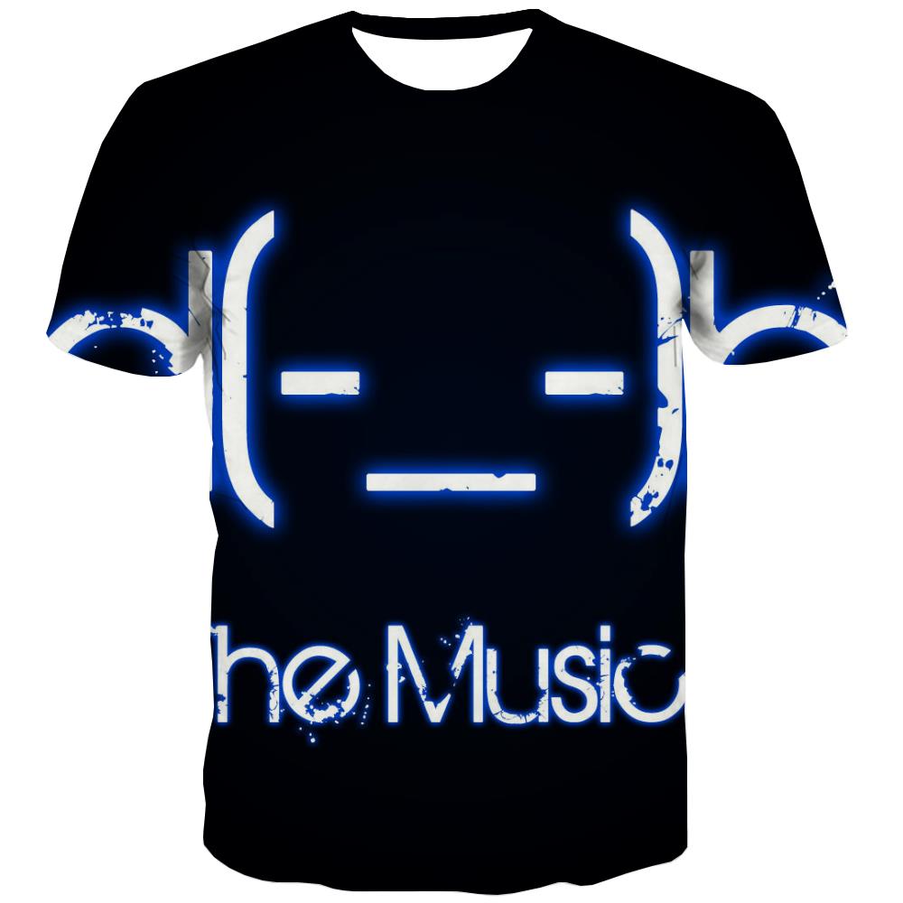 
Music T-shirt Men Instrument Tshirt Anime Retro T shirts Funny Electronic Shirt Print
                