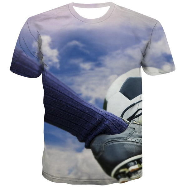 Lawn T shirts Men Football Tshirts Casual Athletics T-shirts 3d Stadium T shirts Funny