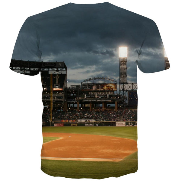 
Baseball T shirts Men Stadium Shirt Print Game Tshirts Novelty White Tshirt Printed
                