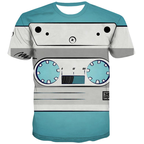 Music T shirts Men Instrument T-shirts Graphic Retro Shirt Print Electronic Tshirts Novelty