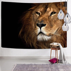 Lion Tapiz Animal Tapestries Anime Rug Wall Harajuku Home Tapestrys Street Wall Tapestry