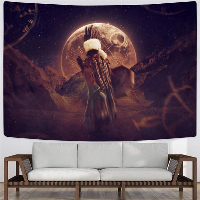 
Indios Tapiz Galaxy Rug Wall Space Home Tapestrys Wall Hanging Mandala
                