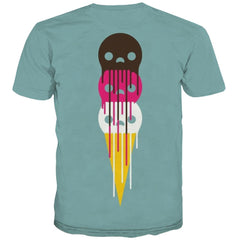 Sweet T-shirt Men Gourmet Tshirt Anime Icecream Tshirts Cool Colourful T-shirts Graphic