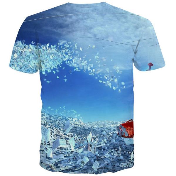 
fishing T shirts Men fish Tshirts Novelty Short Sleeve Hip hop Digital O-neck - KYKU
                
