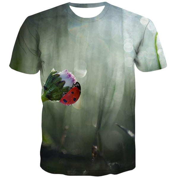 Flower T-shirt Men Insect T-shirts Graphic Graffiti T-shirts 3d Psychedelic Tshirt Printed Hip Hop Tshirt Anime - KYKU