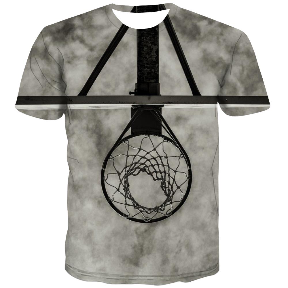
Basketball T-shirt Men Night View T-shirts Graphic Galaxy Tshirt Printed City T shirts Funny
                