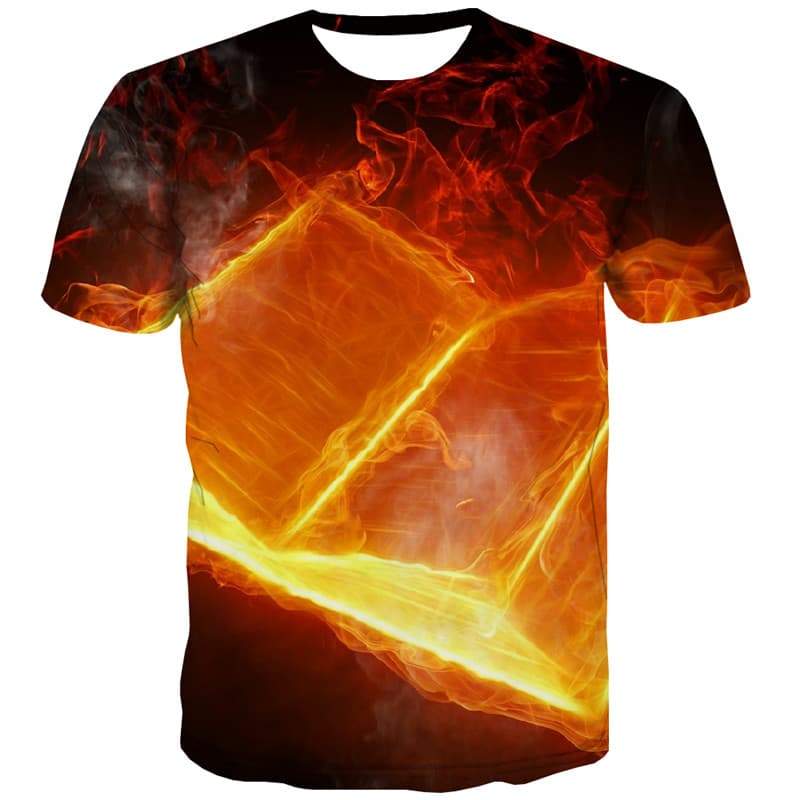 
Flame T shirts Men Book T-shirts Graphic Harajuku Tshirts Novelty Street Shirt Print - KYKU
                
