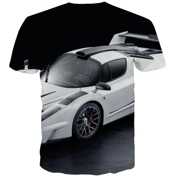 
Racing Car T-shirt Men Metal Tshirts Casual City Tshirt Printed Gray T-shirts 3d Retro Tshirts Novelty
                