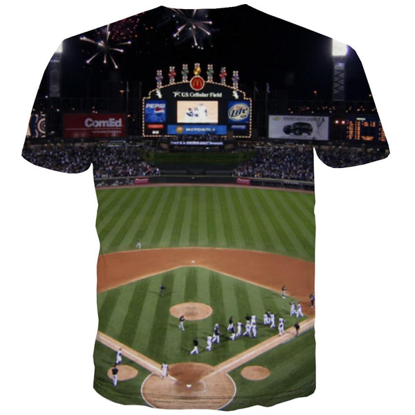 
Baseball T-shirt Men Stadium Tshirt Anime Game Tshirt Printed White Tshirts Novelty
                