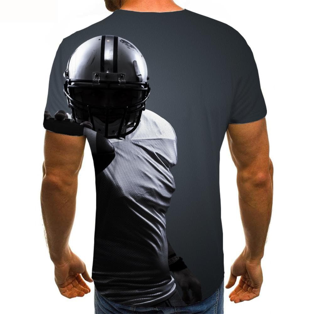 
Football T-shirt Men Black Anime Clothes Street T-shirts 3d Mens Clothing
                
