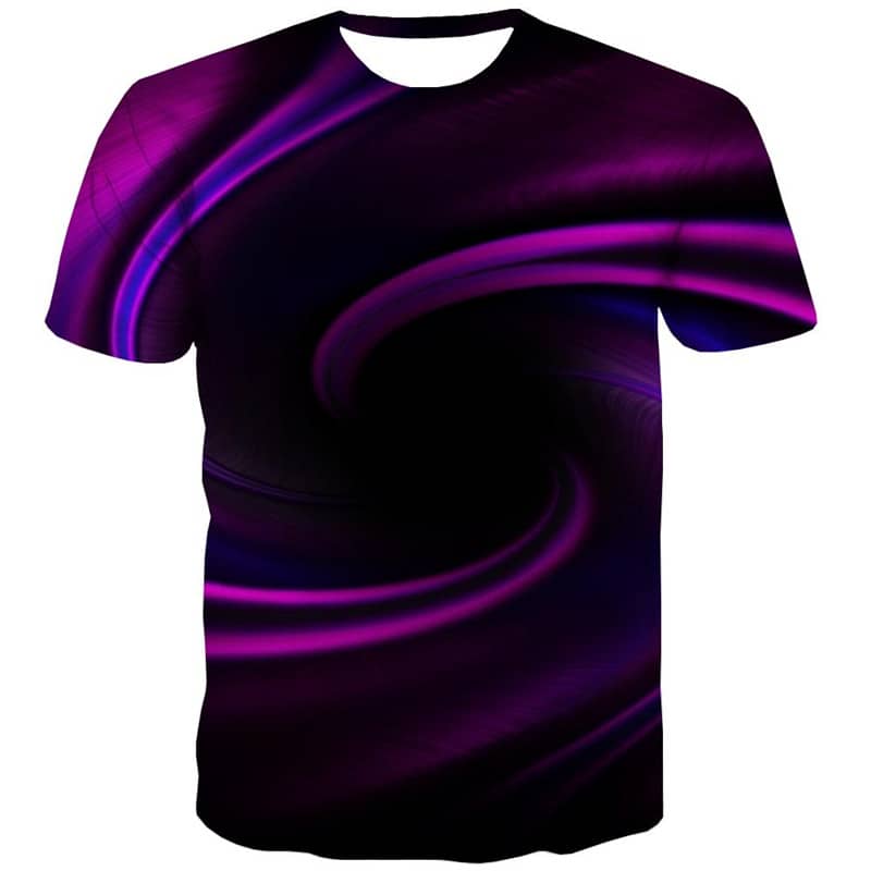 
abstract tshirt  Hip hop tshirt 3D personality  art costume man Cool fun geometric colorful art
                