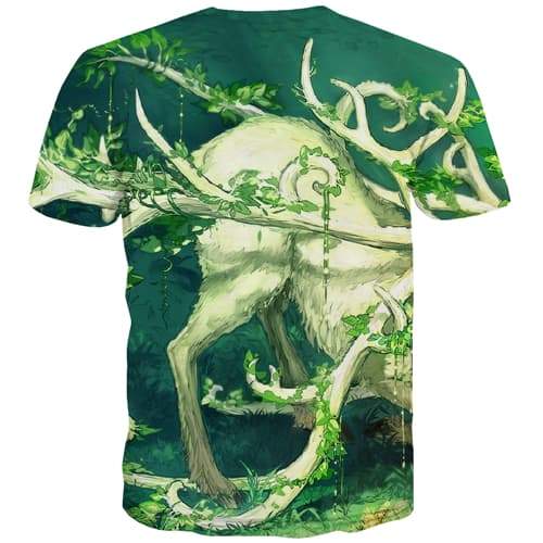 
Animal T shirts Men Deer Tshirt Printed Hip Hop Tshirt Anime Plant T shirts Funny Harajuku Tshirts Cool Short Sleeve Hip hop - KYKU
                