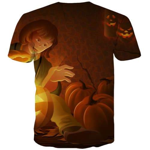 
Halloween T shirts Men Cosplay Tshirts Casual Pumpkin Tshirt Anime Flame Tshirts Novelty Harajuku T shirts Funny Short Sleeve - KYKU
                