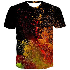 Black T shirts Men Abstract Tshirt Anime Funny Tshirts Casual Retro Tshirts Novelty Short Sleeve Hip hop Men/women Tee O-neck - KYKU