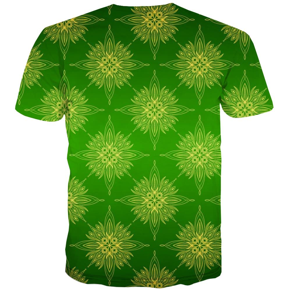 
green geometric pattern t shirt tee shirt special texture different Cool men art costume
                