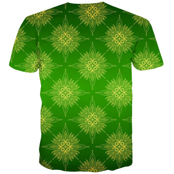 
green geometric pattern t shirt tee shirt special texture different Cool men art costume
                
