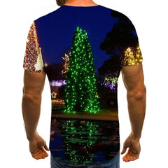 street lighting t shirts 3D tshirt festival art costume men Christmas Cool