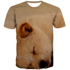dog t shirts Puppy Cute animal top tee art costume big Smart dogs Cool men's