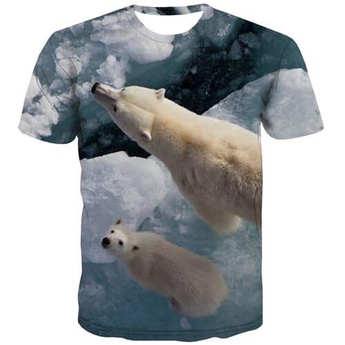 Russia T shirts Men Bear Tshirt Anime Lovely Tshirts Casual Harajuku T-shirts Graphic Funny Tshirt Printed Short Sleeve summer - KYKU