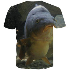 Dolphin T-shirt Men Ocean Tshirt Anime Lovely Shirt Print Funny Tshirts Casual Harajuku T-shirts 3d Short Sleeve Hip hop Men - KYKU