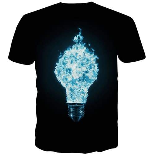 
Fire T-shirt Men Psychedelic Shirt Print Flame T-shirts 3d Punk Tshirts Cool Gothic Tshirt Printed Short Sleeve Fashion Men Tee - KYKU
                