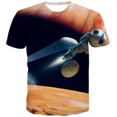 Airship shirt air ship t shirt 3D men Casual art costume flying ship