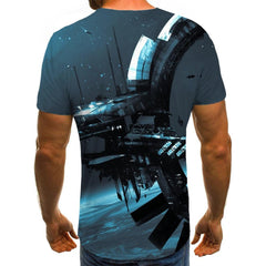 Airship t shirt air ship clothing art costume flying ship Cool men