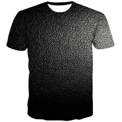 Black asphalt texture tshirts Casual special texture different men Casual art costume