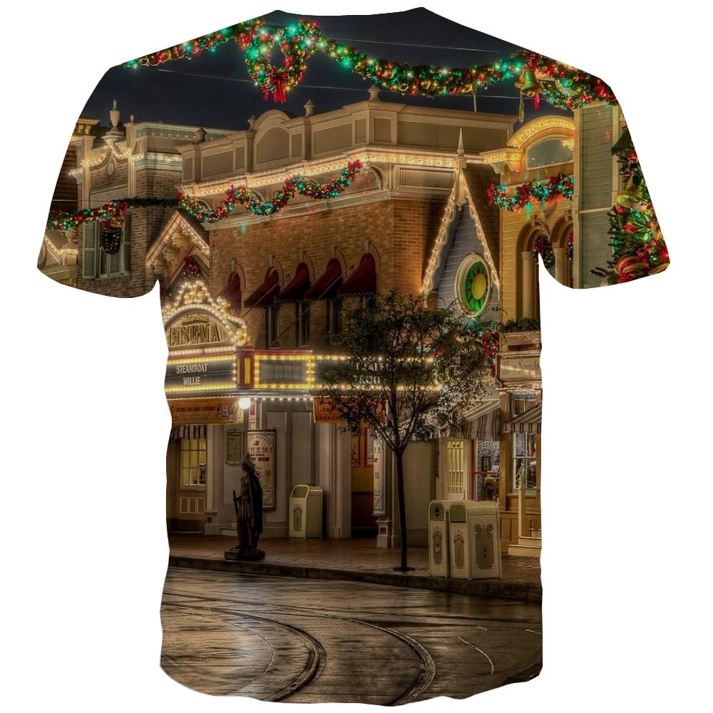 
street lighting tshirts festival 3D tshirt art costume men Cool Christmas
                