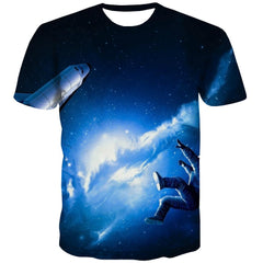 t shirt Airship t shirt 3D air ship flying ship art costume men Cool