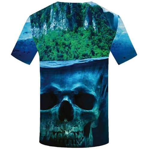 
Skull T shirts Men Forest Tshirts Cool Mountain T shirts Funny Ocean Tshirts Novelty Harajuku Tshirt Anime Short Sleeve - KYKU
                