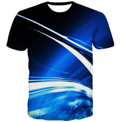abstract tshirt  personality top tee  Casual man art costume fun geometric colorful art