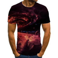 shirt abstract  personality Cool  fun geometric colorful art Cool men's art costume