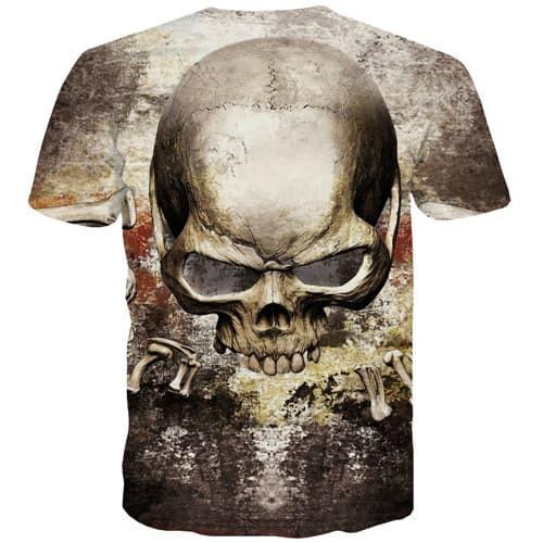 
Skull T shirts Men Terror Shirt Print Funny Tshirt Printed Gothic Tshirts Casual Punk Rock Tshirt Anime Short Sleeve Hip hop Men - KYKU
                