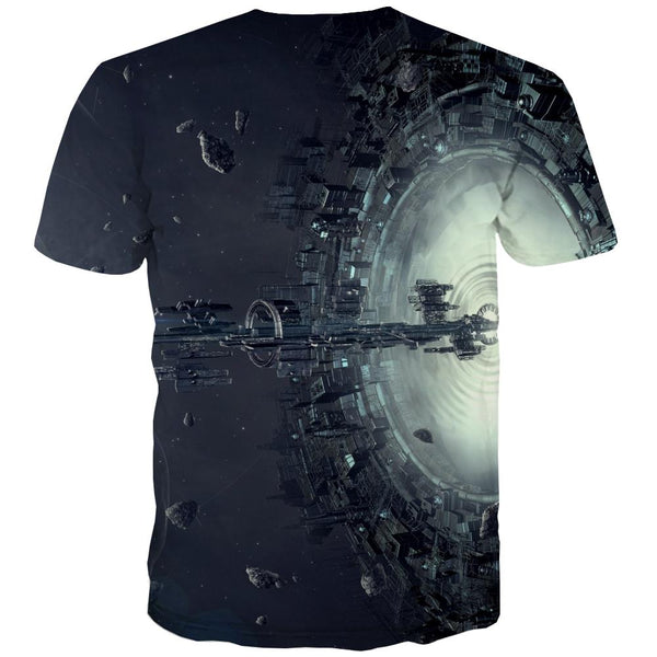 
Airship tshirt Funny 3D t shirt air ship Casual men art costume flying ship
                