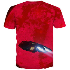 Airship t shirt Novelty 3D shirt air ship art costume flying ship Casual men