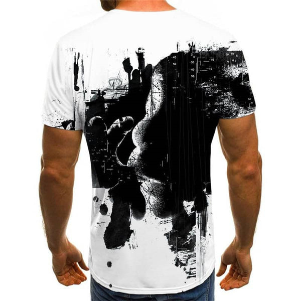 
t shirt abstract  shirt tee personality  fun geometric colorful art art costume men's Casual
                