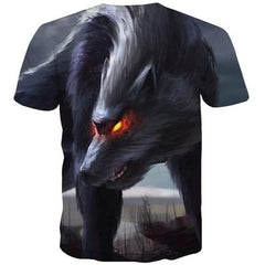 Dragon T-shirt Men Animal Tshirts Novelty Flame Shirt Print Gray Tshirt Anime Gothic Tshirts Casual Short Sleeve summer - KYKU