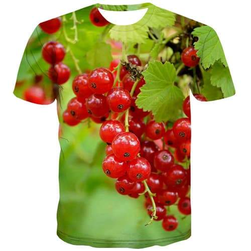Fruit T shirts Men Element T shirts Funny Leisure Tshirt Anime Motion Tshirts Novelty Short Sleeve T shirts Men/women Tee Top - KYKU