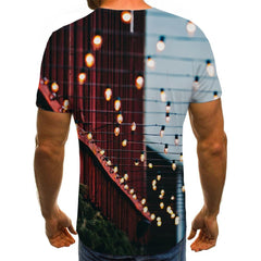 street lighting tshirts tee top festival Cool men art costume Christmas