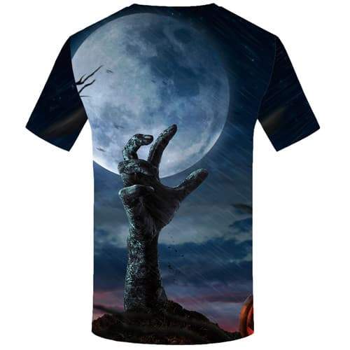 
Halloween T shirts Men Hand T-shirts 3d Pumpkin Tshirts Casual Moon Tshirt Anime Cosplay T shirts Funny Short Sleeve Hip hop - KYKU
                