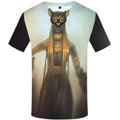 Cat T shirts Men Skull Tshirts Casual Cosplay Tshirt Anime Funny Tshirts Cool Animal T-shirts 3d Short Sleeve Fashion Men/women - KYKU