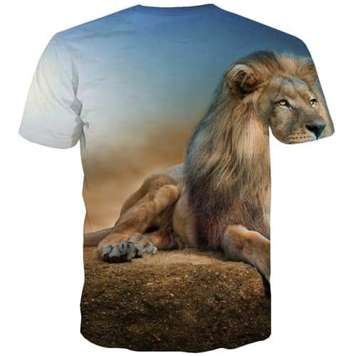 
Lion T shirts Men Animal T-shirts Graphic Leisure Tshirts Cool Harajuku T-shirts 3d Funny T shirts Funny Short Sleeve T shirts - KYKU
                