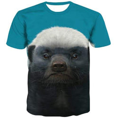 Animal T shirts Men Lovely Shirt Print Harajuku T shirts Funny Funny Tshirt Anime Street Tshirts Cool Short Sleeve T shirts - KYKU