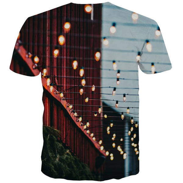 
street lighting tshirts tee top festival Cool men art costume Christmas
                
