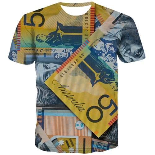 
Money T-shirt Men Retro T-shirts Graphic Germany Tshirts Cool Colorful T shirts Funny Gothic T-shirts 3d Short Sleeve summer - KYKU
                