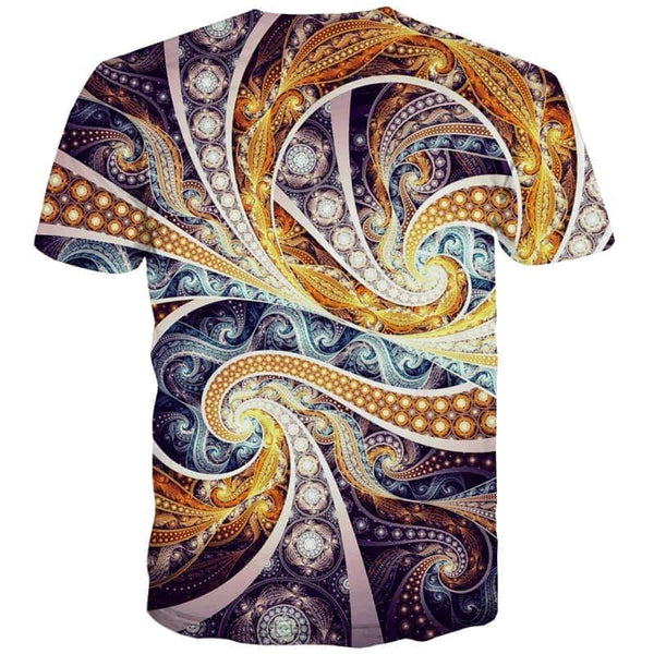 
t shirt abstract  personality Cool  art costume fun geometric colorful art man Casual
                